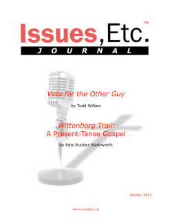 Winter, 2012 - Issues, Etc.