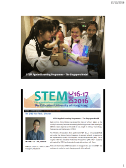 17/12/2016 1 STEM Applied Learning Programme &ndash; The Singapore