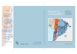 Mapping the Unmeasurable? - Center for International Earth