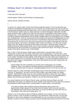 I have seen what I have seen - Monash Arts