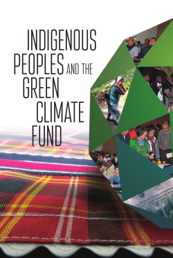 Indigenous Peoples and the Green Climate Fund (GCF)