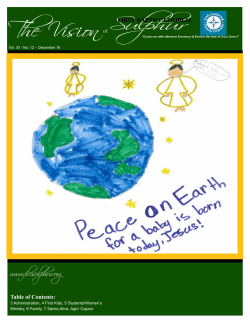 December Vision - First Baptist Church Sulphur