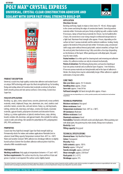 poly max&reg; crystal express