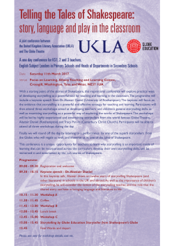 the flyer - The United Kingdom Literacy Association