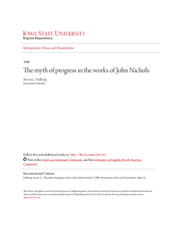 The myth of progress in the works of John Nichols