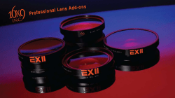 16x9 Professional Lens Add-Ons Brochure