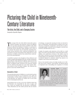 Picturing the Child in Nineteenth- Century Literature