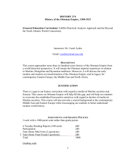 History of the Ottoman Empire