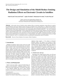 electron, proton, radiation environment, shield, simulation