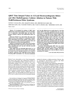 QRST time integral values in 12-lead electrocardiograms