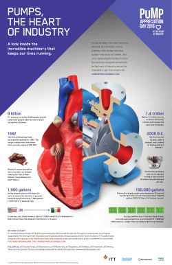 pumps, the heart of industry
