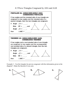 4.5 AAS and ASA Notes
