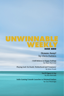 Issue Zero - Unwinnable