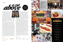 It was night of culinary and wine indulgence for exclusive guests of