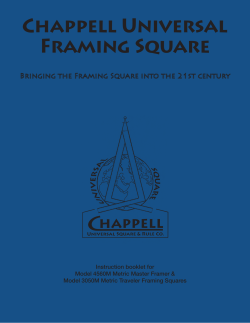 Metric Manual - Chappell Square