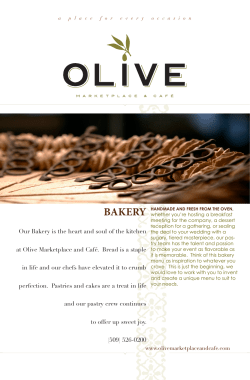 bakery - Olive Marketplace and Cafe