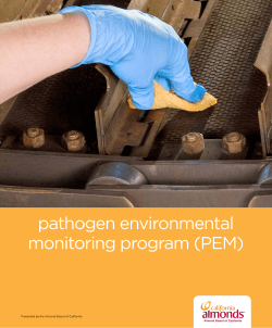 pathogen environmental monitoring program (PEM)