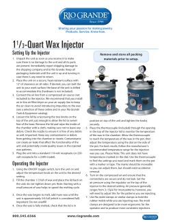 11/3-Quart Wax Injector