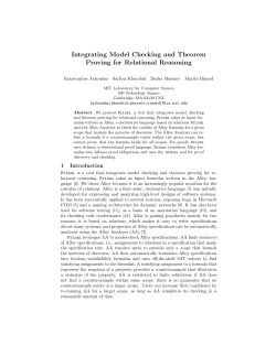 Integrating Model Checking and Theorem Proving