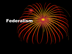 Federalism - Fort Bend ISD