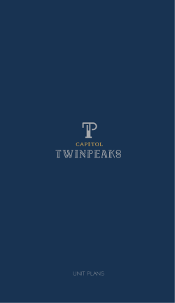 unit plans - Capitol Twinpeaks