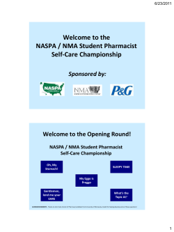 OTC Self Care Championship