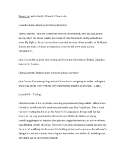 Transcript: Wake Me Up When It`s Time to Go [sound of phone