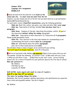 6th Grade - St. Leonard School