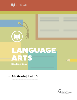 LANGUAGE ARTS - Amazon Web Services