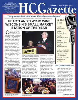 May, 2014 - Heartland Communications