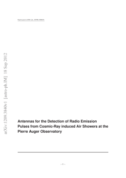 Antennas for the Detection of Radio Emission Pulses from Cosmic
