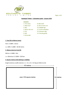 Page 1 of 4 Southgate Timber &ndash; Calculation guide &ndash; January 2015