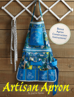 Bonus Apron Construction Instructions!