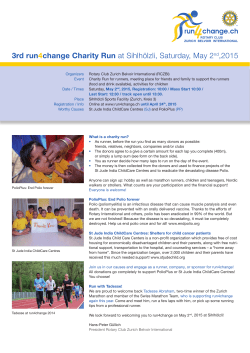 the flyer - Zurich International School
