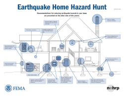 this Earthquake Home Hazard Hunt