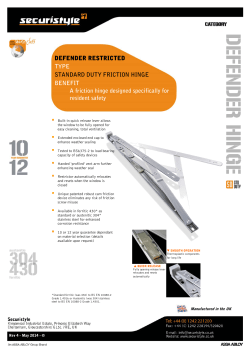 DEFENDER RESTRICTED TYPE STANDARD DUTY FRICTION