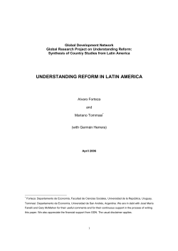 understanding reform in latin america