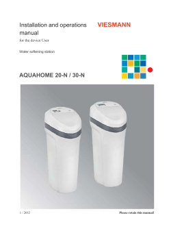 aquahome 20-n / 30-n
