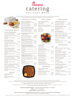 deliverymenu - Chick-fil-A Frankford Road | 972-732-6540