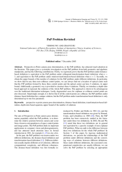 PnP Problem Revisited