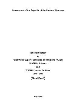(Final Draft) - Ministry of Health and Sports