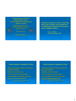 Understanding Racial Identity Development