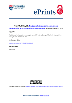 The debate between postmodernism and historiography: An