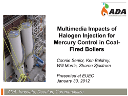 Multimedia Impacts of Halogen Injection for Mercury Control in Coal