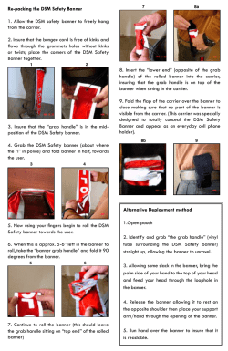 8. Insert the &ldquo;lower end&rdquo; (opposite of the grab handle)