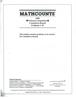 mathcounts - Art of Problem Solving