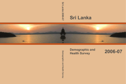 Demographic and Health Survey 2006/2007