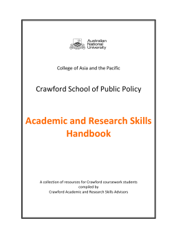 Academic and Research Skills Handbook