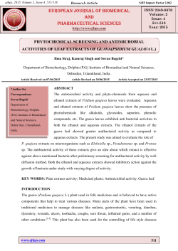 Full Text Article - European Journal of Biomedical and