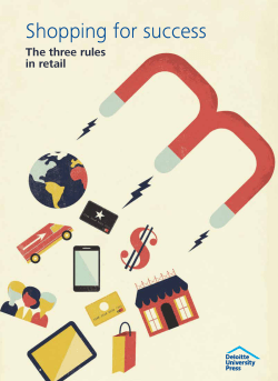 Shopping for success - Deloitte University Press